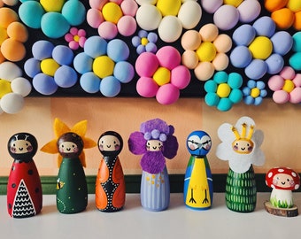 New collection springtime pegdolls