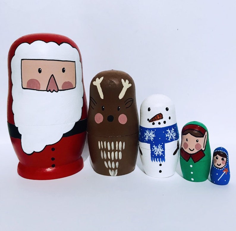 christmas russian dolls