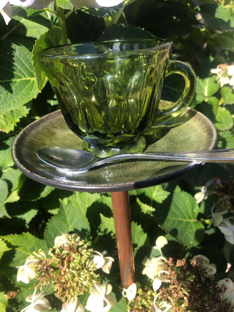 Teacup Bird Feeder Etsy