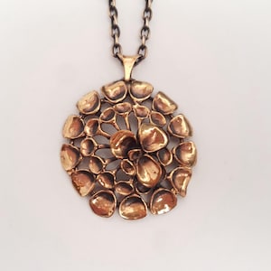 Hannu Ikonen - Reindeer Moss Bronze Pendant - Valo-Koru (F4913)