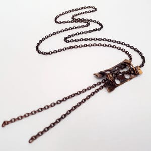 Vintage Kinetic Pendant Necklace - Finland - 1970s (F5106)