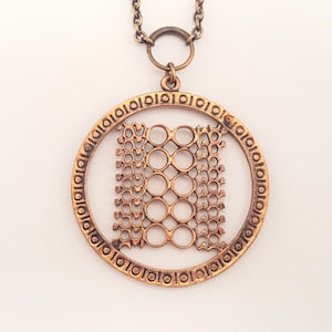Pentti Sarpaneva - Bronze Pendant - Turun Hopea - Finland - 1960s (F4296)
