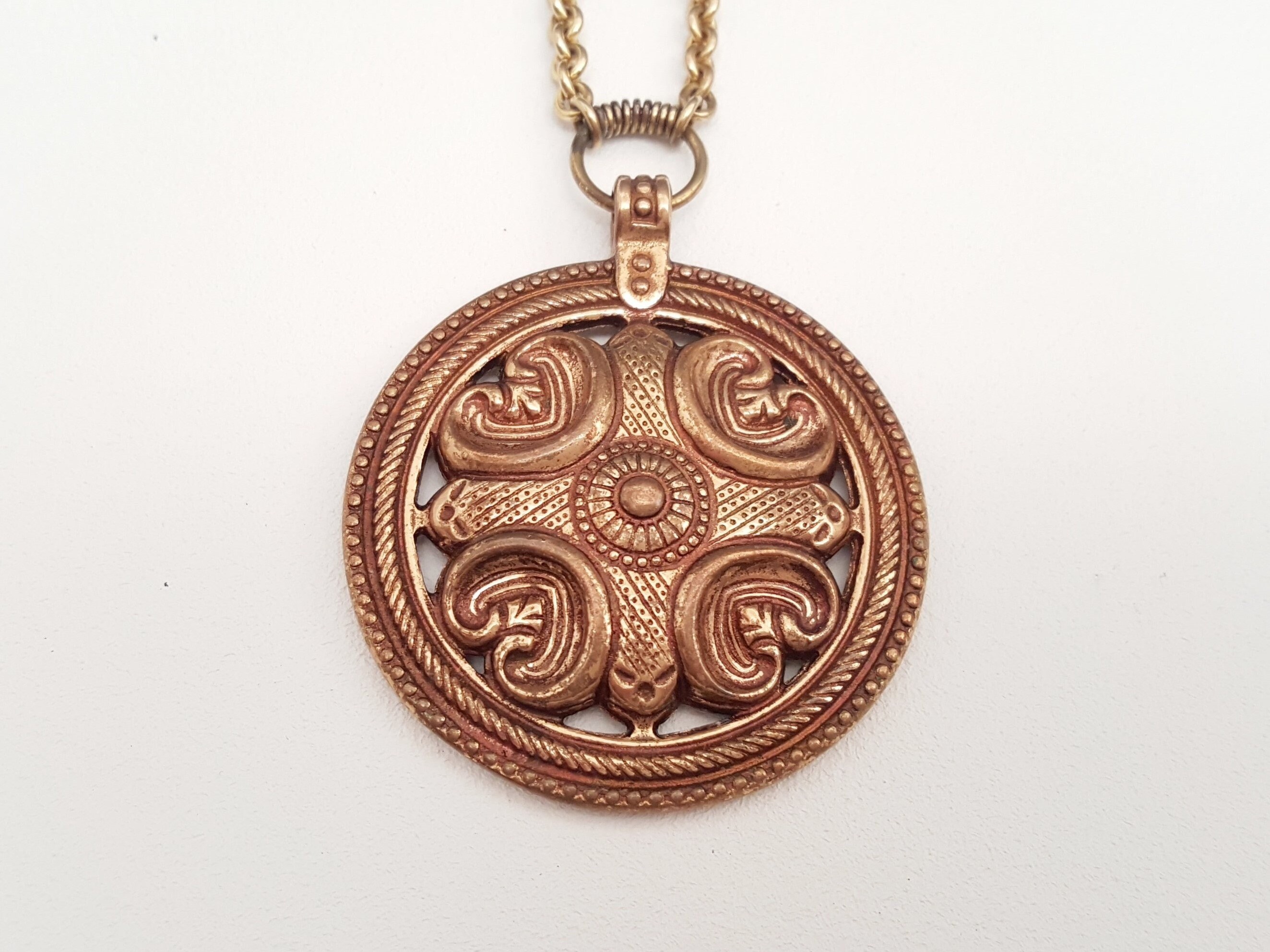Vintage. Bronze Necklace Kalevala Koru Finland