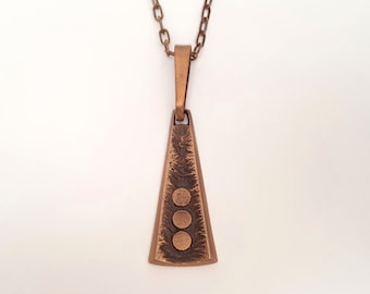 Karl Erik Palmberg / Alton ネック・ペンダント Alton Karl Erik Palmberg Necklace Vtg Bronze Pendant Chain