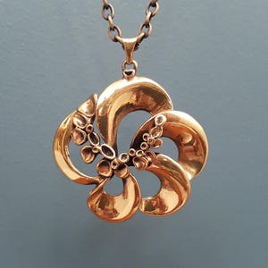 Hannu Ikonen - Reindeer Moss Bronze Pendant - Valo-Koru - Finland (F4965)