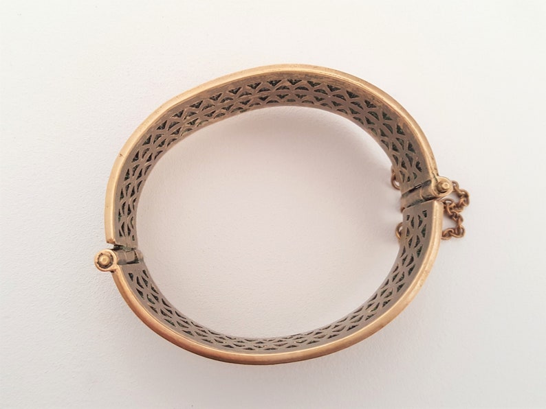 Kalevala Koru Uskelan bronze bracelet F3120A 1980s