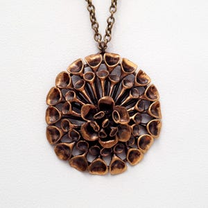 Hannu Ikonen - Large Reindeer Moss Bronze Pendant - Valo-Koru (F5088D)
