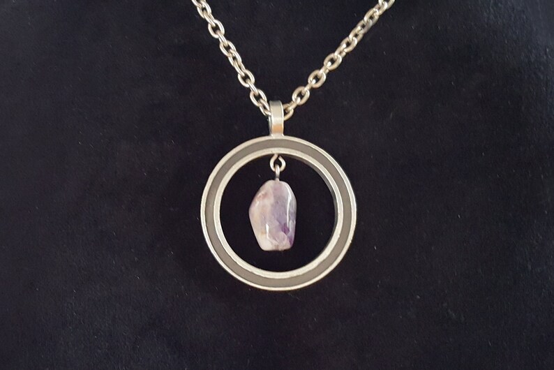Sweden Wege Tenn Knut Erik Wallberg 1975 kinetic pewter pendant necklace F1469C