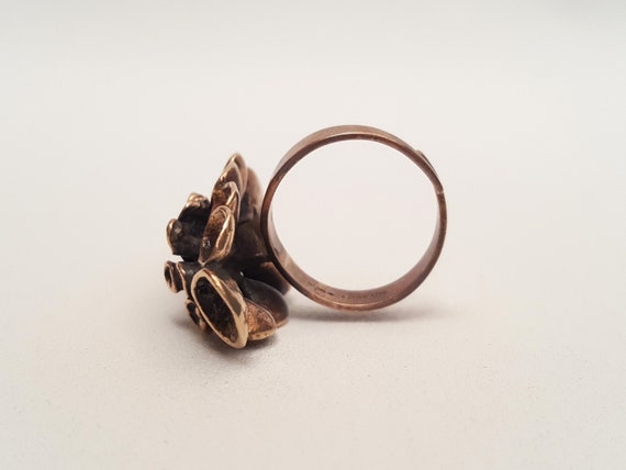 Hannu Ikonen - Reindeer Moss Bronze Ring - Valo-K… - image 4