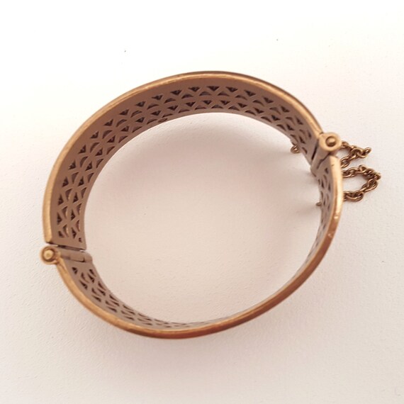 Kalevala Koru - "Uskelan" Bronze Bracelet - 1980s… - image 5