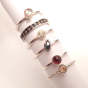 Hans Henrik Nygaard - Choice of stacking rings - Size XL - Denmark - 1990s (HHN-XL)