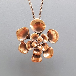 Hannu Ikonen - Large Reindeer Moss Bronze Pendant - Valo-Koru (F5074)