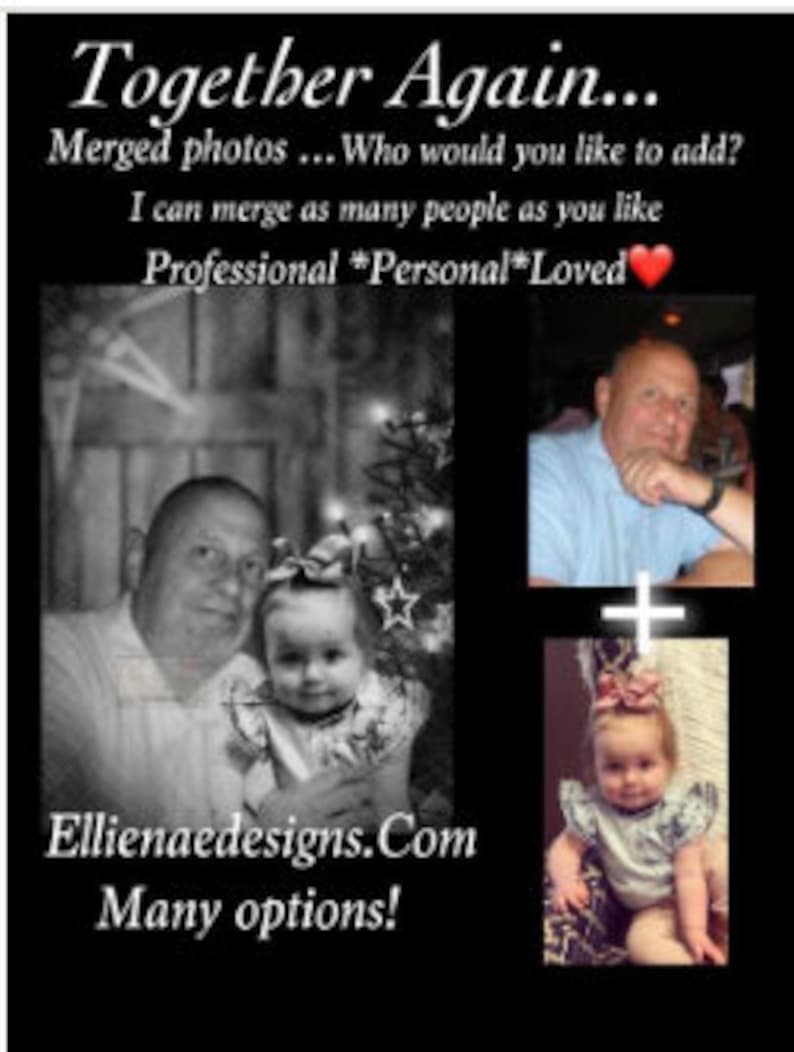 Add A Deceased Loved One to the Photo Valentine Day Gift Etsy
