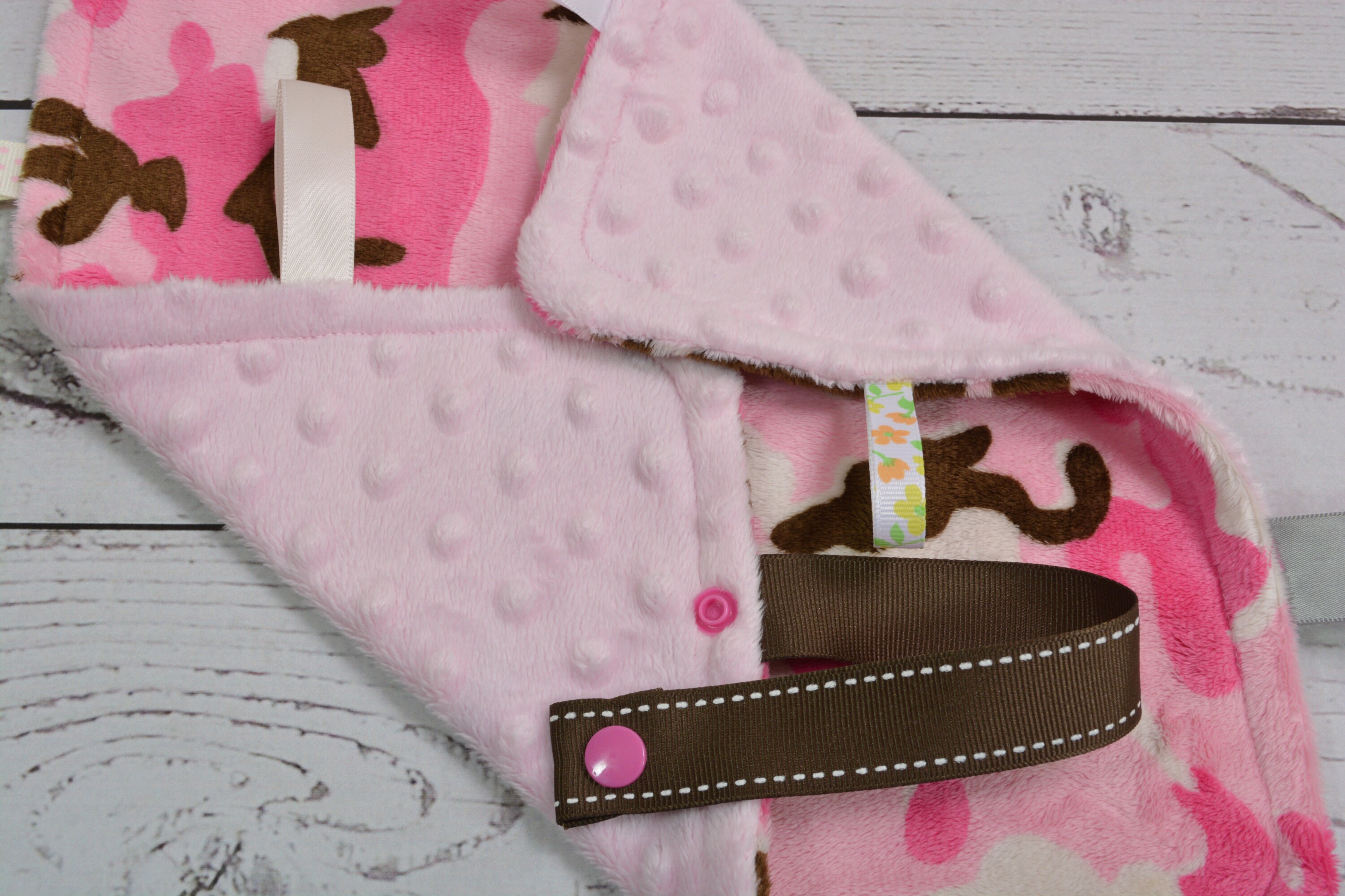 Minky Tag Blanket... Pacifier Minky Blanket... Security Etsy