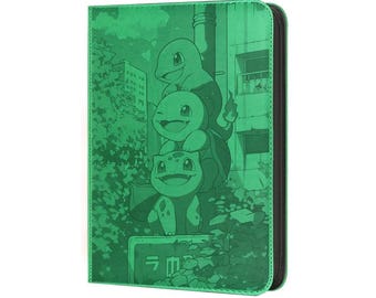 GEN 1 Starter Pokemon TCG Binder featuring card art
