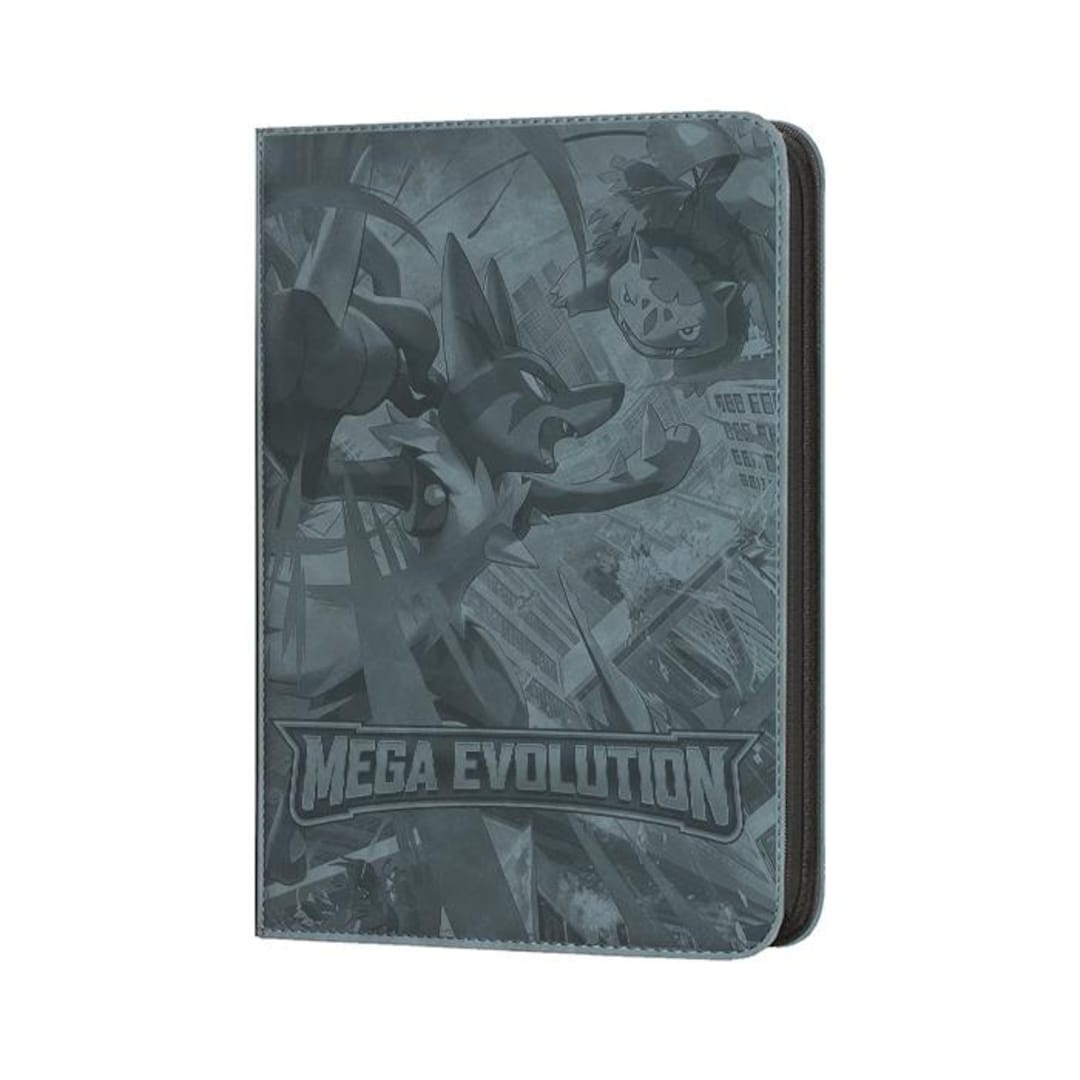 MEGA EVOLUTION Lucario - Pokémon TCG Master Set Binder Card Art - Denim ...