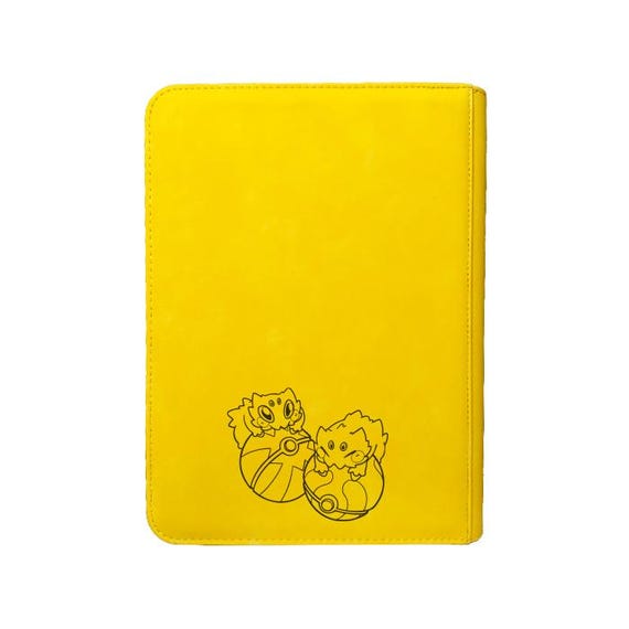yellow card binder Zip-Up Album 18-Pocket Asmodee USA This trading card album includes 40 pages with 9 side Vault X: Premium 12-Pocket Exo-Tec