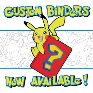 Custom Designed  TCG Laser Engraved Binder