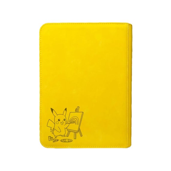 Pikachu With Grey Felt Hat - Pokemon TCG Binder - Etsy