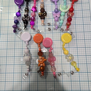 Beaded Badge Reels