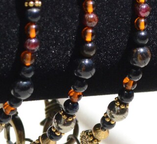 Bracciale Con Pietra Con Segno Zodiacale - Bracciale Con Perline Di Onice Nero Naturale Da 8 Mm - Costellazione Zodiacale Oroscopo Astrologia Celeste