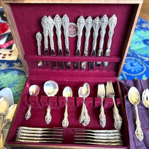 La Scala by Gorham Sterling Silver Flatware set for Nine settings 62 Pieces