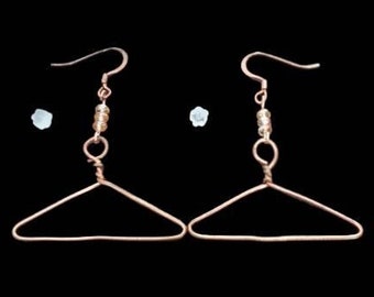 Hanger Earrings, Fashion, Dressmaker, Laundy, Tailor, Dry Cleaners, Stocking Stuffer