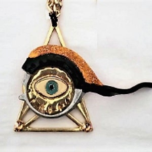 Eye Of Horus Pendant, All Seeing Eye, Cleopatra, Egyptian Costume Accessory