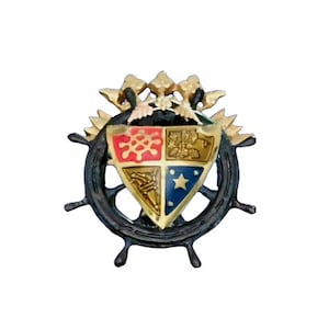 Nautical Medal, Ship Captain, Royal Navy, Cosplay, LARP, Costume Accessory, Sailor, Yachting, Boating, Meritime Badge, Stocking Stuffer