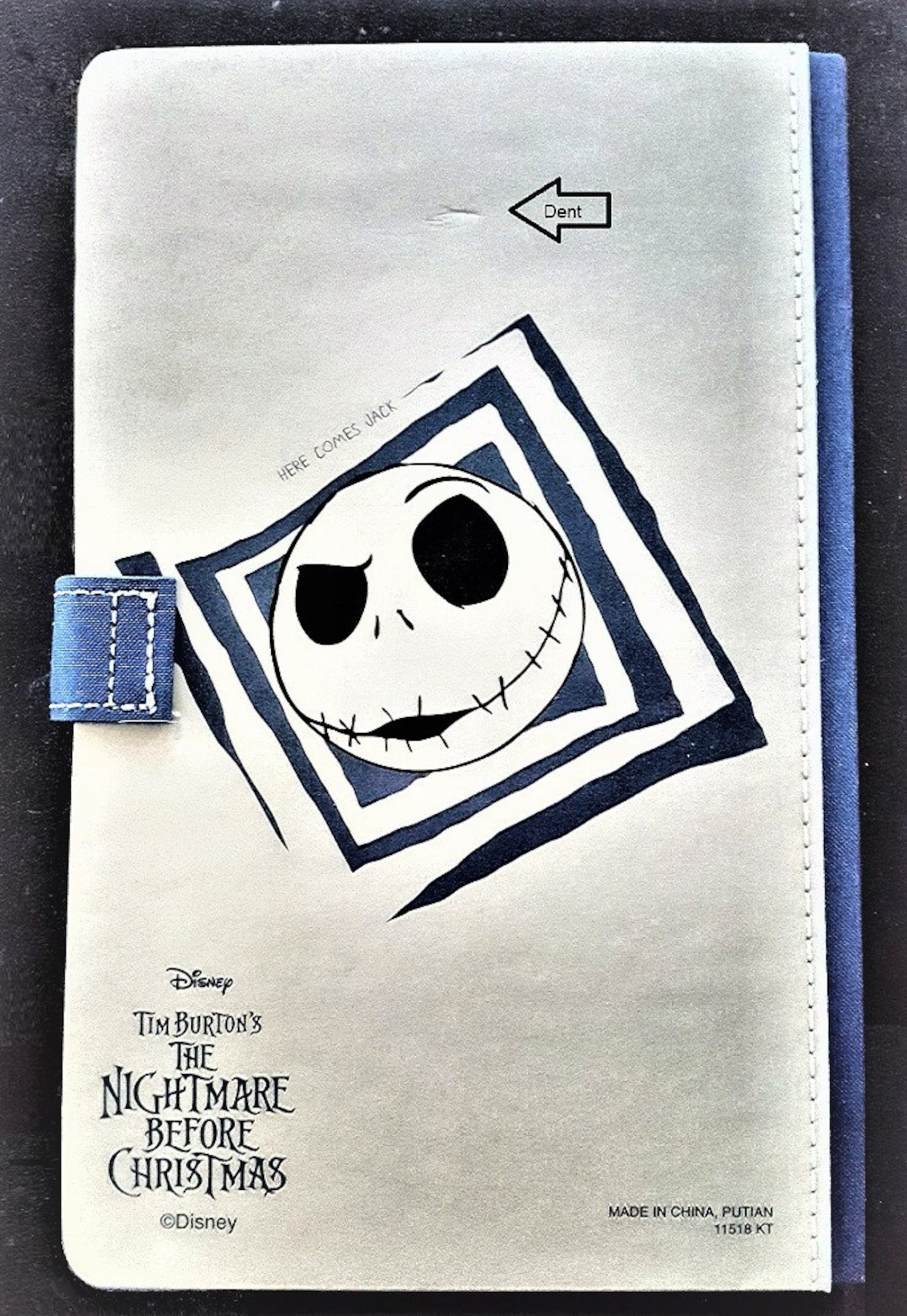 Nightmare Before Christmas Journal Notebook Jack & Sally | Etsy