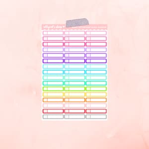 Skinny Appointment Boxes - Planner Stickers// Functional Stickers