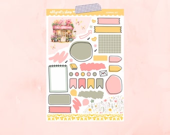 Delilah Journal Page 3- Planner Stickers, Journaling Stickers