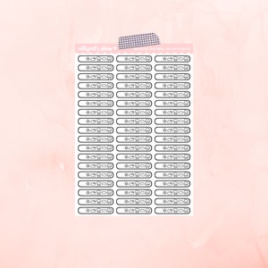 Daily Weather Trackers - Planner Stickers// Functional Stickers// Weather Stickers