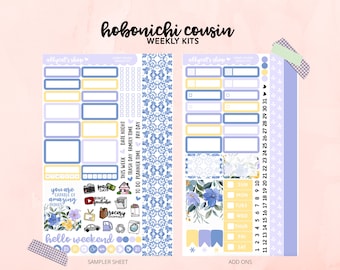 Maria - Hobonichi Cousin Weekly sticker kit