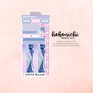 Aurora Hobonichi Weeks Basic Kit - Planner Stickers, Hobonichi Techo Weeks