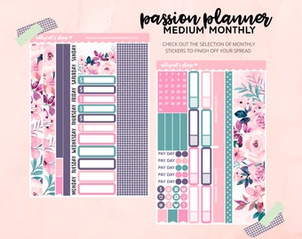 Lillian Monthly Kit - MEDIUM Passion Planner kit