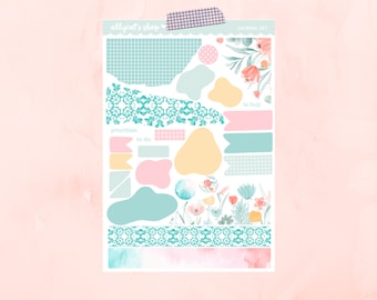 Natalie Journal Set - Planner Stickers, Journaling Stickers