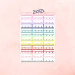 Habit Trackers - Planner Stickers// Functional Stickers