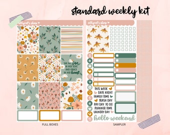 Eleanor Sticker Kit // Vertical Planners, Hourly Planners