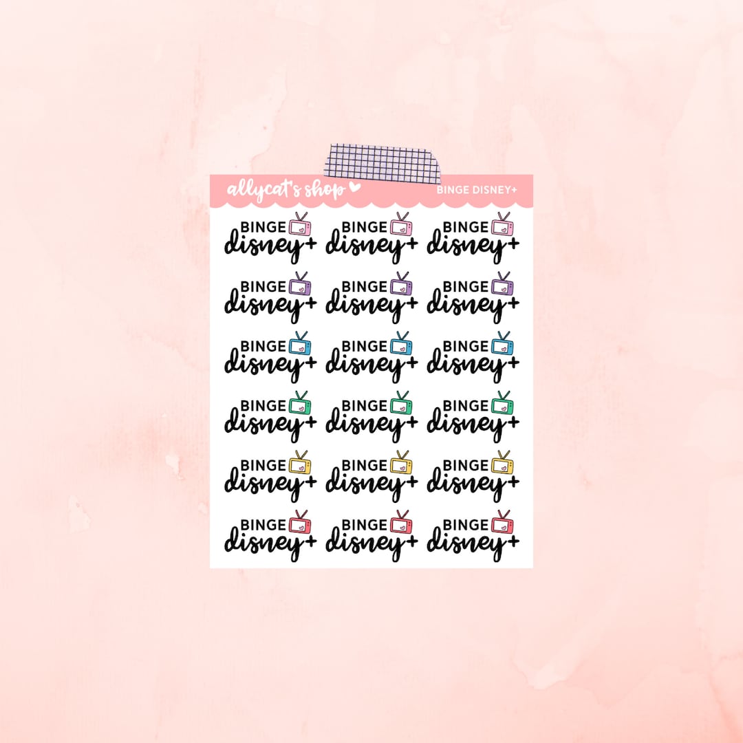 Disney Plus Stickers - Planner Stickers - Etsy