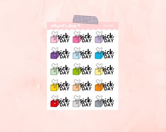 Sick Day - Planner Stickers