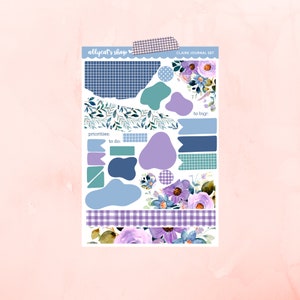 Claire Journal Set - Planner Stickers, Journaling Stickers