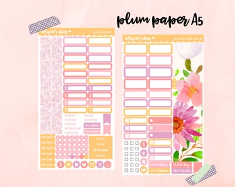 Adeline A5 Monthly Kit - Plum Paper Planner A5