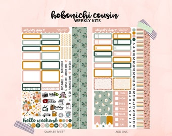 Eleanor - Hobonichi Cousin Weekly sticker kit