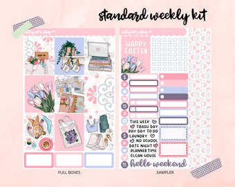 Suzie Sticker Kit // Vertical Planners, Hourly Planners