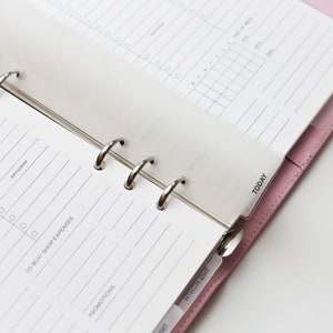 A5 Ring Planner Bookmark- Laminate Book Mark - Etsy