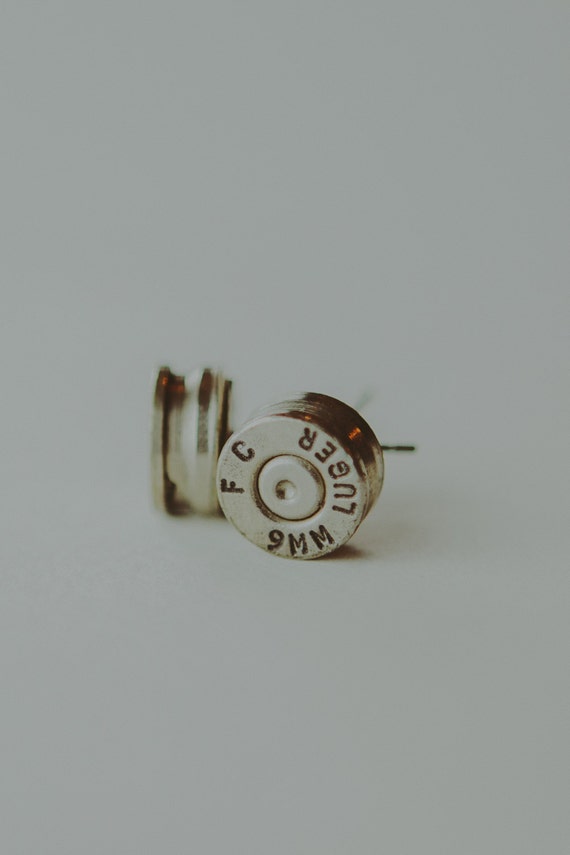 Bullet shell cheap earrings