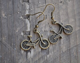 Vintage Bike Cruiser Earrings