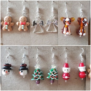 Winter Holiday Christmas Earrings - Lots of Styles!