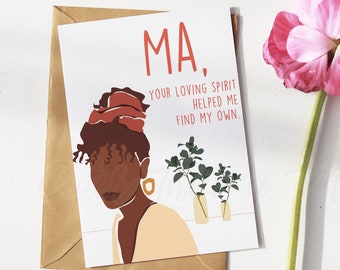 African American Mother's Day Card - Etsy
